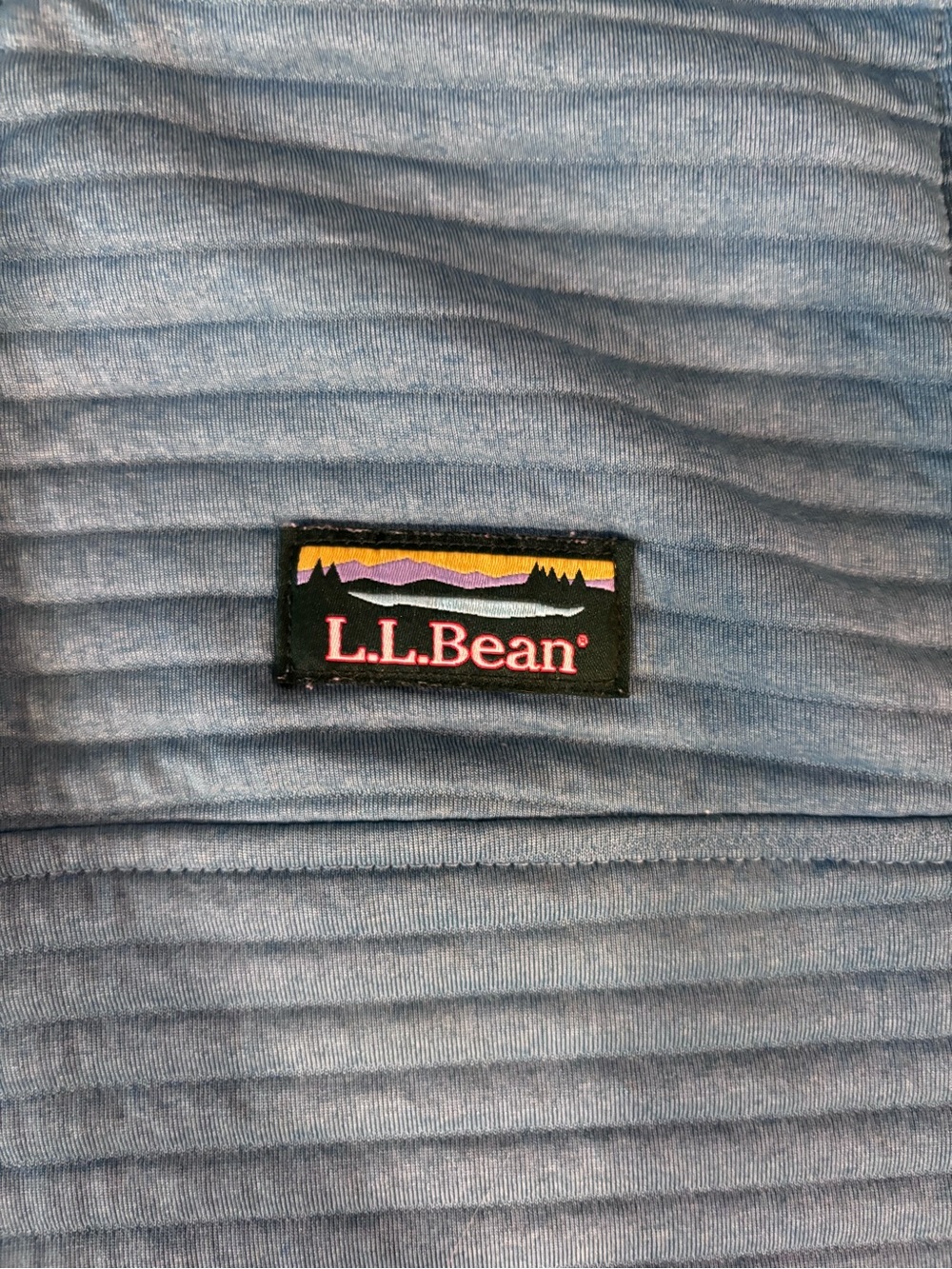 L.L.Bean Airlight Blue Pullover Womens Small - Picture 3 of 8